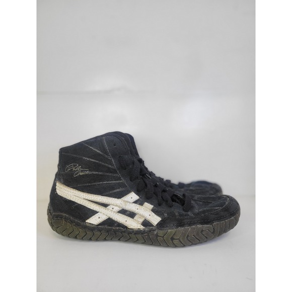 Custom 2008 Rulon Wrestling‎ Shoes Black Gold Men\'s Sz 7.5 (Fit Big) Rulons RARE main image 9